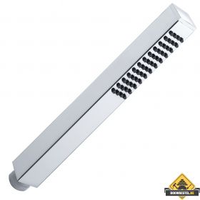 Wiesbaden Rombo Chroom messing handdouche vierkant 1/2inch