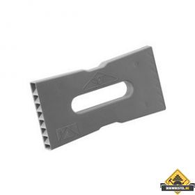 Stootvoegventilatierooster waalformaat grijs