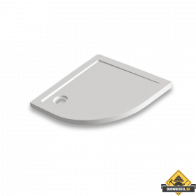 SMC douchebak (composiet) kwartrond 90 x 90 cm