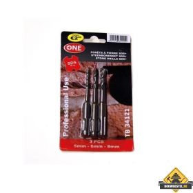 3 steenboren (UITVERKOOP, OP = OP)