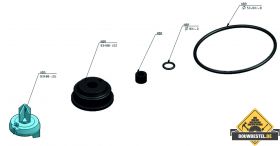 Riko universele afdichtingset tbv vlotterkraan