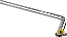 Riko chroom vloerbuis 750x220x32 lang