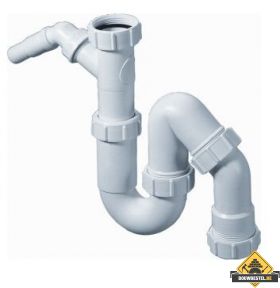 Mcalpine 5357 Universele sifon met Wasmachine aansluiting 6/4inch x40