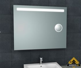 Wiesbaden Tigris spiegel met led verlichting + scheerspiegel 1000x800