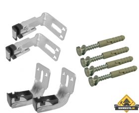 Radiator-Bevestigingset compleet