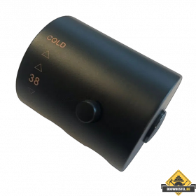 Wiesbaden Caral losse thermostaatknop opbouwthermostaat | Mat-zwart (HELAAS NIET MEER LEVERBAAR)