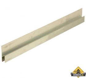 Wandrij SUPER PROF aluminium h-profiel. lengte 100 cm