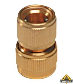 Snelkoppeling met slanghouder 12-18 mm SUPER PROF messing