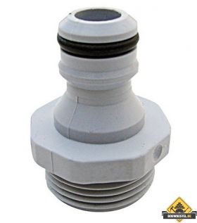 Nippel met uitwendige draad 3/4" kunststof