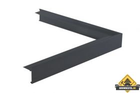 Daktrim buitenhoek 60 x 64 mm RAL7016
