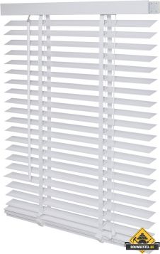Jaloezie hout wit - 80x130cm 25mm- Intensions (UITVERKOOP)