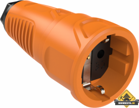 Sirox volrubber contrastekker oranje, IP20