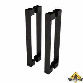 Losse deurgreep nieuw model 20,5cm matzwart (HELAAS NIET MEER LEVERBAAR)