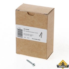Ééntoer anti-inbraak schroeven 4x30mm Staal | 100 stuks