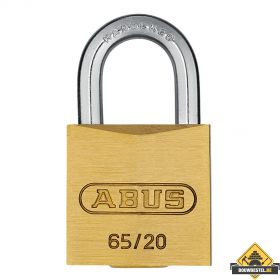 Abus 65/20 messing hangslot verschillend sluitend - 20 mm