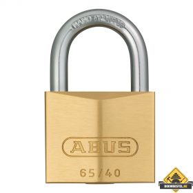 Abus 65/40 messing hangslot verschillend sluitend - 40 mm