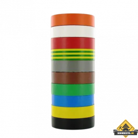 Isolatietape AT-7 Rainbow - 10 kleuren (15x130mm, 10m¹)