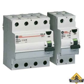 AEG Aardlekschakelaar 4-polig type A "FI-4" 63 A, 0,03 A 