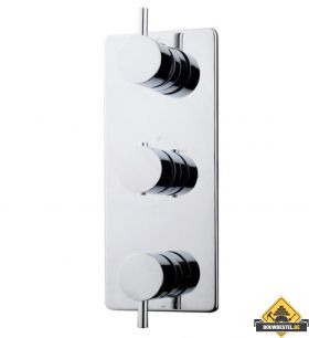 Wiesbaden Caral inbouw Douchekraan Afbouwset 3-weg chroom (HELAAS NIET MEER LEVERBAAR)