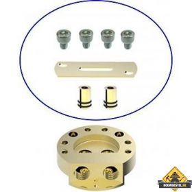 Wiesbaden Lima tijdelijke afsluitset bodemplaat tbv vrijstaande kraan