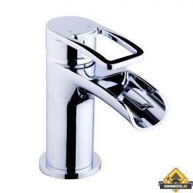 Wiesbaden Alegra waterval-kraan+klikwaste chroom (HELAAS NIET MEER LEVERBAAR)