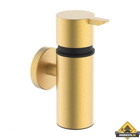 Alonzo zeepdispenser geborsteld messing