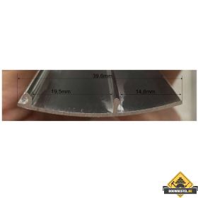 aluminium afdekstrip 200cm wandprofiel type 1 (oud)