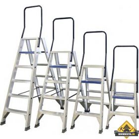 ASC Dubbele Trap 2x9 treden met beugel