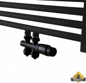 Wiesbaden Riko onderblokset recht links/rechts mat zwart