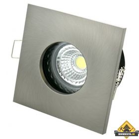 Badkamer Inbouwspot GU10 RVS Vierkant 83x83mm