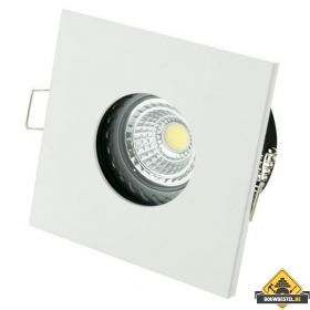 Badkamer Inbouwspot GU10 Wit Vierkant 83x83mm