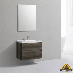 Badmeubel Compact greeploos 80 cm century oak