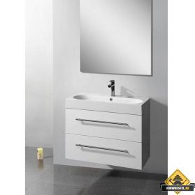 Badmeubel Compact Line 80 cm hoogglans wit