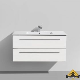 Badmeubel DL 100 cm mat wit