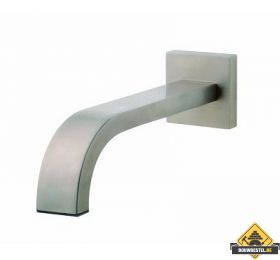 Wiesbaden Rombo Inbouw Baduitloop 22 cm RVS-look