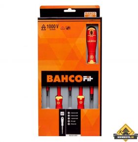 Bahco fit schroevendraaierset vde 5-delig gleuf ph