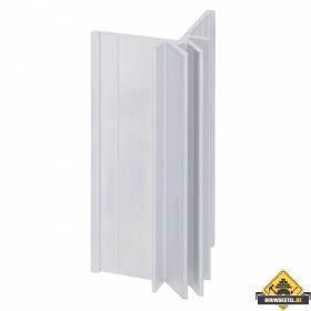 Basis aluminium uitwendig hoekprofiel Aluminium 400 cm - 2803