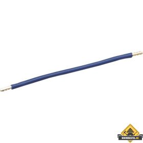 Bedradingsbrug beide zijden met 11 mm adereindhuls 6 mm2 blauw 560 mm | 25 stuks