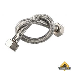 Best Design RVS Flexslang 2 x binnendraad 35 cm 1/2" x 1/2"