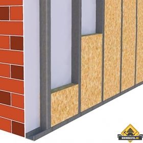 Bestaande tussenmuur / wand isoleren met metal stud