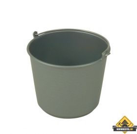 Bouwemmer grijs 12 liter
