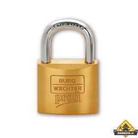 Burg Wächter Profi messing hangslot gelijksluitend - 60 mm