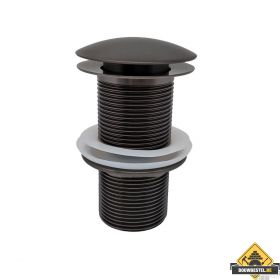 Caral clickwaste verlengd 5/4" gunmetal (HELAAS NIET MEER LEVERBAAR)