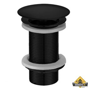 Caral vaste waste verlengd 5/4" mat zwart (HELAAS NIET MEER LEVERBAAR)