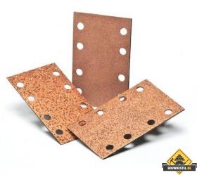 Carbide schuurplaat velcro recht | 133x81mm | G80 | Super Prof