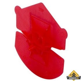Uniclip / Ankerclip Rood Diameter: 60/65mm PP spouwanker clip 3.2-4.5mm - 50 stuks