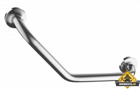 Wiesbaden Domo gebogen badgreep chroom