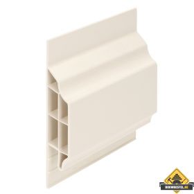 Dakrandsierprofiel 9mm inwendig Crème 600 cm