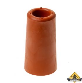 Deurbuffer / deurstop rood 75mm