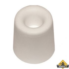 Deurbuffer / deurstop rubber wit 100mm